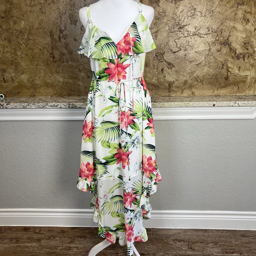 Tommy Bahama Hawaiian Maxi Dress XXS Grande Grove Floral Resort Cruise‎ Vacation